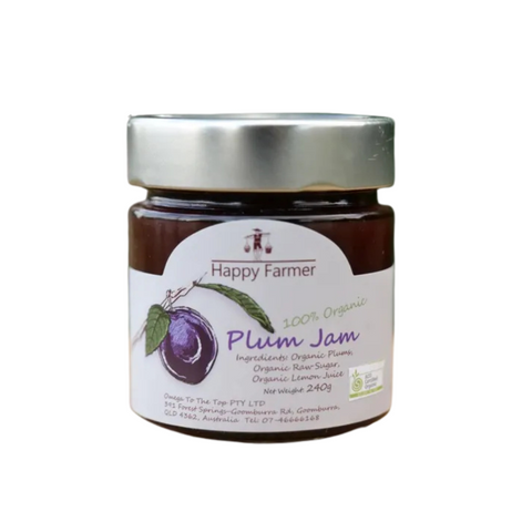 Organic Plum Jam 240g