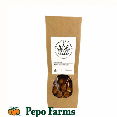 Hazelnuts Raw Chemical Free 200g