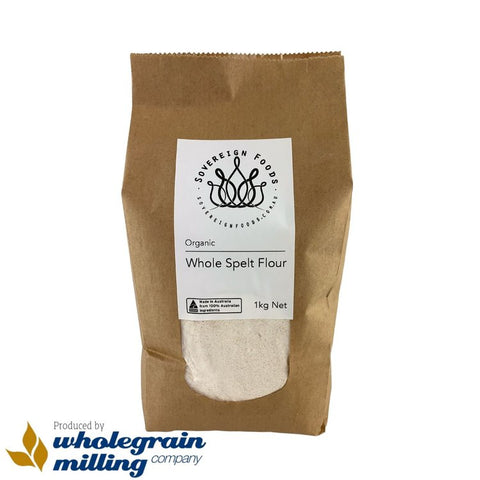 Spelt Flour Whole Stoneground Organic 1kg